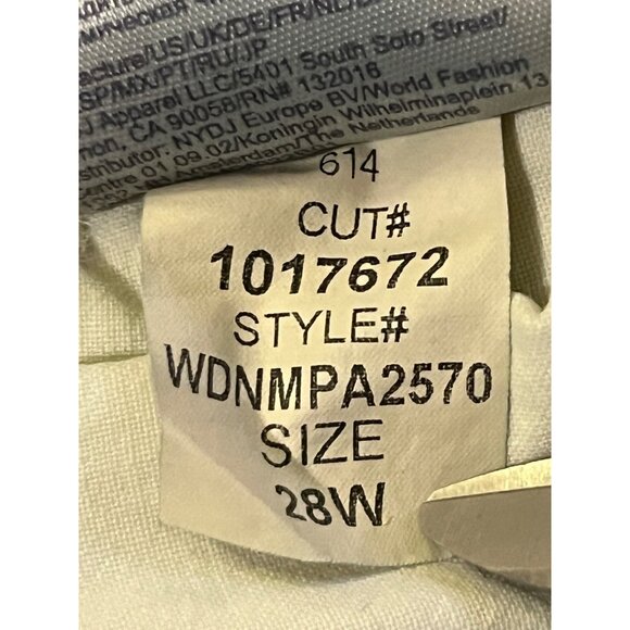 NYDJ Jeans Womens 28W NEW Pull-On Skinny Ankle Lift Tuck Split Hem Denim - Picture 16 of 16